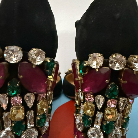 Elegant Black Embellished Heels - Picture 5 of 5